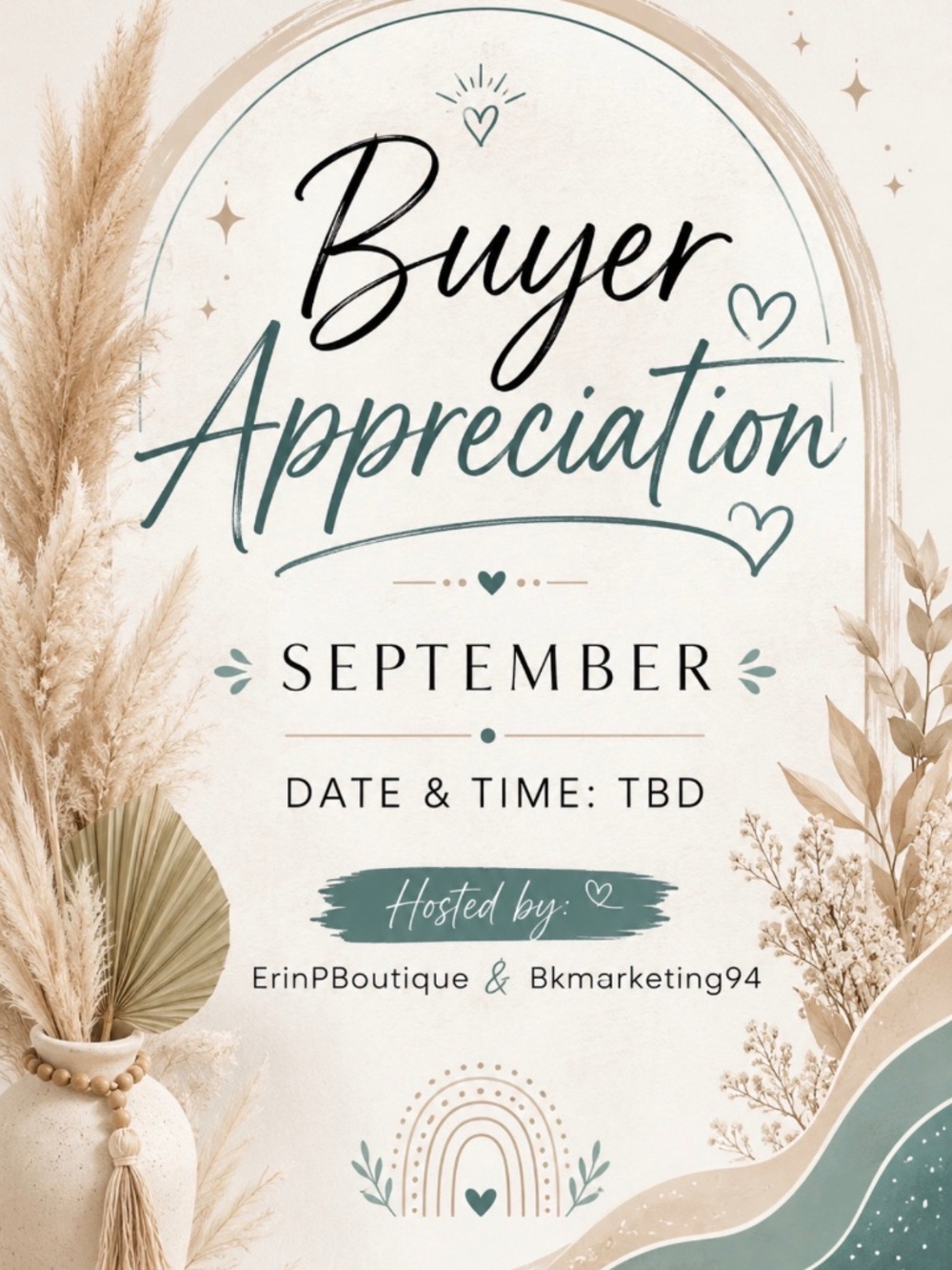 BUYER APPRECIATION- September